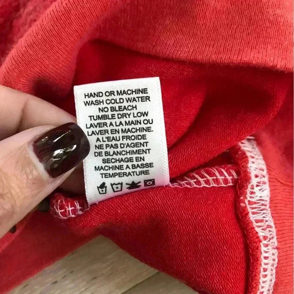 Wildfox just keep pouring orange crewneck sweater sz medium - Picture 10 of 11